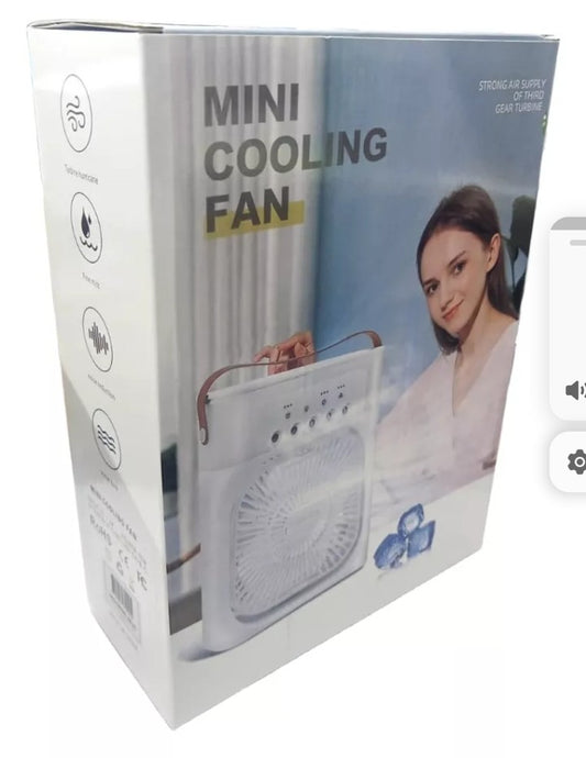 Ventilador Portátil con Humidificador